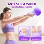 Yes4All Soft Kettlebell, PVC Kettlebells Exercise Weights & Color-Coded Strength Training Kettlebells with 4 Options (5,10,15,20lb), Gentle Hand Weights for Women at Home - Image 5