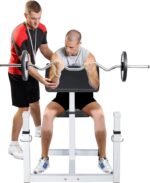 ANT MARCH Preacher Curl Weight Bench Seated Arm Isolated Barbell Dumbbell Biceps Station Home Gym Max load 450lLBS - Image 5
