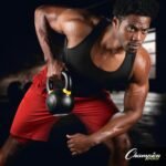 Champion Sports Rhino Fitness Iron Kettlebells - Full Body Powder Coated - Textured for Improved Grip - Color Coded Handles - Image 8