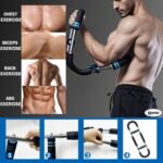 Twister Arm Trainer, 40-100lb Adjustable Chest Workout Equipment Portable Arm Trainer Exercise Fitness Equipment Detachable Power Twister Bar for Men at Home Office Anywhere - Image 8
