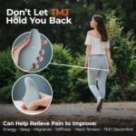 TMJ Relief Products Jaw Massager w/ Soothing Heat, Patented TMJ Massage Tool w/10 Gentle Vibration Modes, Eases TMJ Jaw & Neck Pain, Stiffness, Tension, Headaches, Migraine Relief - Image 4