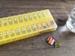 Once-a Day Monthly Pill Organizer Removable Lid for Easy Loading - Large Compartment Pill Box Medications for Entire Month Plus a Compartment for Extra Pills BPA Free - Image 4