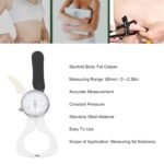 Skinfold Body Fat Caliper Measuring Tool,Body Fat Caliper Tester for Monitoring Fitness - Image 5