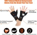Thumb and Wrist Support for Joint Pain, Tendonitis, Sprain, Hand Instability, Compression Wrist Sleeves with Thumb Support - Image 3