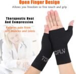 Thumb and Wrist Support for Joint Pain, Tendonitis, Sprain, Hand Instability, Compression Wrist Sleeves with Thumb Support - Image 4
