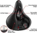 Comfortable Seat Cushion for Men Women with Dual Shock Absorbing Ball Memory Foam Waterproof Wide Bicycle Saddle Fit for Road Bikes - Image 4