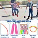 Kids Jump Rope, Colorful Gradient Nylon Skipping Ropes for Children, 7.55FT Adjustable Length, Plastic Handles, Lightweight Jumping Ropes for Schools, Events, and Family Fun - Image 4