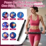 Massage Roller, Muscle Roller Stick, Therapy Roller Stick for Legs, Calf, Thigh, Lipo Roller for Relief Muscles, Deep Tissue Massage Rolling Pin for Trigger Points, Help Sore Muscle Recovery - Image 3