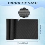 10 Pack Yoga Mats Bulk, 68'' x 24'' x 4mm Thick Yoga Mats for Kids and Adult Gym Mats Bundle Latex Free Exercise Mats with Non Slip Texture for Outdoor Yoga, Pilates or Workout - Image 3