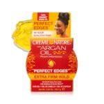 Creme of Nature Perfect Edges™ Extra Firm Hold Gel, 48-Hour Sleek Style Edge Control with 100% Moroccan Argan Oil, Stocking Stuffer for Her, Non-Flaking, 2.25 oz - Image 3
