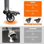 WALMANN Dumbbell Rack Home Gym Weight Rack for Dumbbells, Kettlebells, Foam Rollers, Yoga Mats and Resistance Bands, Workout Gear Organizer With Wheels - Image 7