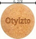 2Pcs Massage Lacrosse Balls Natura Cork for Myofascial Release, Trigger Point Therapy, Muscle Knots, and Yoga Deep Tissu Therapy - Image 3