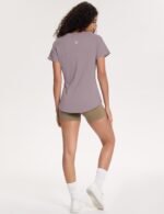 Loovoo Workout Tops for Women Loose Fit Breathable Activewear Cool Quick Dry Gym Athletic Tee Top - Image 5