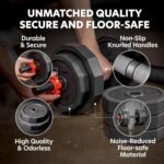 AmStaff 3-in-1 Adjustable Dumbbell, Kettlebell, Barbell Set, 2-43lbs, 12 Weight Levels, Compact Multifunctional Home Gym, Enhanced Transition, Safety Lock, Nonslip Handle - Image 4