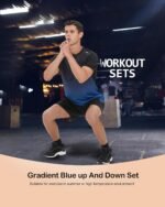 BOOMCOOL Gym Clothes workout shorts and long sleeve shirts for men running dry fit athletic outfits sets 6 pack - Image 5