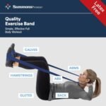 Sammons Preston 5pk Resistance Bands for Working Out, Non-Latex Exercise Bands, Resistance Bands for Physical Therapy, Improve Strength & Flexibility, Stretch & Tone Major Muscles - Image 7