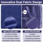 Extra Large Gel Flexible Back Ice Packs for Injuries Reusable, 11”x 20” Cold Pack Wrap for Knee Leg Neck Shoulder Hip Back Pain Relief, Cold Compress Therapy for Swelling, Bruises, Surgery - Image 5