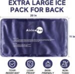 Extra Large Gel Flexible Back Ice Packs for Injuries Reusable, 11”x 20” Cold Pack Wrap for Knee Leg Neck Shoulder Hip Back Pain Relief, Cold Compress Therapy for Swelling, Bruises, Surgery - Image 7