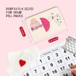 Primo Lines Discreet Birth Control Pill Case Holder, 4.4x3IN Compact Organizer Sleeve, Fits Standard Pill Packs, Portable and Stylish Protection - Image 3