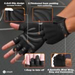SIMARI Breathable Workout Gloves for Men and Women, Padded Weight Lifting Gloves with Great Grip, Full Palm Protection for Gym Training, Cycling, Weightlifting, Exercise, Crossfit, Climbing - Image 3