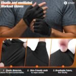 SIMARI Breathable Workout Gloves for Men and Women, Padded Weight Lifting Gloves with Great Grip, Full Palm Protection for Gym Training, Cycling, Weightlifting, Exercise, Crossfit, Climbing - Image 4