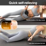 Psoas Release Tool-Hip Hook Psoas Muscle Release Tool Fully Adjustable for Iliacus,Waist Pain Sciatica,Back&Posture Relief,Hip Flexor Release Tool and Trigger Point Massage Tool (Black) - Image 4