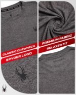 Spyder Mens T Shirt - Athletic Performance Short Sleeve Running Workout Tee - Moisture Wicking Crewneck Shirts for Men - Image 4