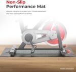 Sunny Health & Fitness Non-Slip Home Gym Mat – Workout Floor Protection Foam Pad for Treadmill, Bike, Elliptical, Yoga and Exercise Equipment or Standing Desk in 4 Size Options - Image 6