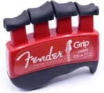 Fender GRIP Hand and Finger Exerciser – Best Ergonomic Finger Strengthener to improve play on all stringed instruments (Guitar, Bass, Violin, etc.) (Tensions: WHITE=5-Lbs; RED=7-Lbs; BLACK=9-Lbs) - Image 4