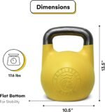 Kettlebell Kings Competition Kettlebells Weight (33mm handle) 4-32 KG | Hand weights Workout Gym Equipment & Strength training sets for Women & Men | Weights set for Home Gym - Image 4