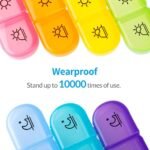 ZIKEE Weekly Pill Organizer 3 Times a Day, Compact Pill Box 7 Day with Roomy Pill Case and Sturdy Design for Managing Your Vitamins, Fish Oils, Supplements and Medications - Image 4