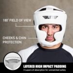 Elite Sports Best Boxing Headgear, Training Sparring Safety Head Guard for MMA, Kickboxing Trainees, Muay Thai, and Boxing for Adult Men - Image 3