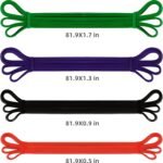 Pull Up Resistance Bands Set of 4 for Men and Women, Assistance Band for Exercise for Resistance Training Powerlifting, Gyms, Mobility Home Fitness, with Carrying Bag(4pcs) - Image 8