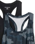 Amazon Essentials Women's Active Workout Quick Dry Tech Stretch Racerback Tank Top (Available in Plus Size), Multipacks - Image 6