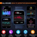aeac Smart Watch Fitness Watch for Men Women, Alexa Built-in & Stable Bluetooth Call, with Heart Rate/SpO2/Sleep Monitor, 100 Sports, IP68 Waterproof Smartwatches for iOS Android - Image 4