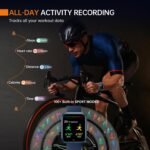 aeac Smart Watch Fitness Watch for Men Women, Alexa Built-in & Stable Bluetooth Call, with Heart Rate/SpO2/Sleep Monitor, 100 Sports, IP68 Waterproof Smartwatches for iOS Android - Image 5