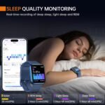 aeac Smart Watch Fitness Watch for Men Women, Alexa Built-in & Stable Bluetooth Call, with Heart Rate/SpO2/Sleep Monitor, 100 Sports, IP68 Waterproof Smartwatches for iOS Android - Image 6