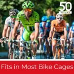 50 Strong Sports Water Bottles – Reusable 22 oz BPA-Free Plastic Bottles with Pull Top Cap – Made in USA – Top Rack Dishwasher Safe – Fits Most Bike Cages Brand - Image 5