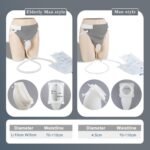 Wearable Urine Collector with Cotton Fixed Pants Silicone Urine Catching Capsule and Two Urinary Bags 2000ml and 1000ml Portable Set for Men, Grey - Image 5
