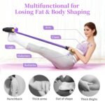 Pedal Resistance Bands with Handles, Upgrade 6-Tubes Manual Tension Training Pedal, Natural Rubber Foot Pedal Resistance Bands, Multifunction Fitness Bands for Abdomen, Waist, Arm, Leg - Image 5