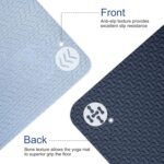 IUGA Yoga Mat Thick Non Slip Anti-tear Pilates Mat Eco Friendly Hot Yoga Mats for Workout & Exercise(72"x 24"x 6mm) - Image 4