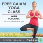 Gaiam Cork Yoga Exercise Mat | Natural Sustainable Cork Resists Sweat and Odors | Non-Slip TPE Backing Prevents Slipping| Great for Hot Yoga, Pilates, Fitness Working Out (68" x 24"x 5mm Thick) - Image 5