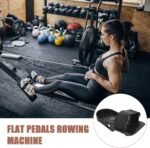 Adjustable Exercise Rowing Machine Pedals with Anti-Skid Foot Pads for Indoor Home Fitness Workouts Support Multiple Muscle Groups and Reduce Joint Impact - Image 5