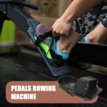 Adjustable Exercise Rowing Machine Pedals with Anti-Skid Foot Pads for Indoor Home Fitness Workouts Support Multiple Muscle Groups and Reduce Joint Impact - Image 6