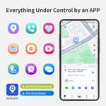 4G Kids Smart Watch with GPS Tracker, Kids Cell Phone Watch with Video & Voice Calling Texting SOS Camera Class Mode 12/24Hr Alarm Games Pedometer, Smart Watch for Boys Age 5-12(Black) - Image 4