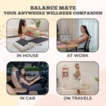 Acupressure Mat Set with 6,210 Pressure Points for Pain Relief and Relaxation Kit for Back, Neck, and Sleep – Yoga and Meditation Pillow (Soft Cream) - Image 4