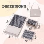 Acupressure Mat Set with 6,210 Pressure Points for Pain Relief and Relaxation Kit for Back, Neck, and Sleep – Yoga and Meditation Pillow (Soft Cream) - Image 5