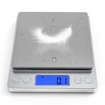 Rechargeable Digital Food Scale with Gram and Ounce, Measuring Range 0.1g/3kg(6.6lb), Smart Kitchen Scale for Food, Baking, Cooking, Sourdough Bread, Weight Loss - Small Kitchen Gadget Product - Image 3