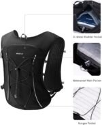 ECOHUB Running Hydration Vest Backpack,Lightweight Breathable Pack with 2L Water Bladder Bag Daypack for Hiking Trail Running Cycling Race Marathon for Women Men - Image 4