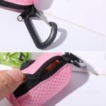 Pet Poop Bag Dispenser MeshFabric Dog Waste Bag Holder With LeashHook For Outdoor Activity - Image 9